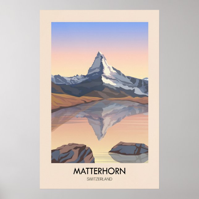Affiche de voyage Matterhorn Suisse (Devant)