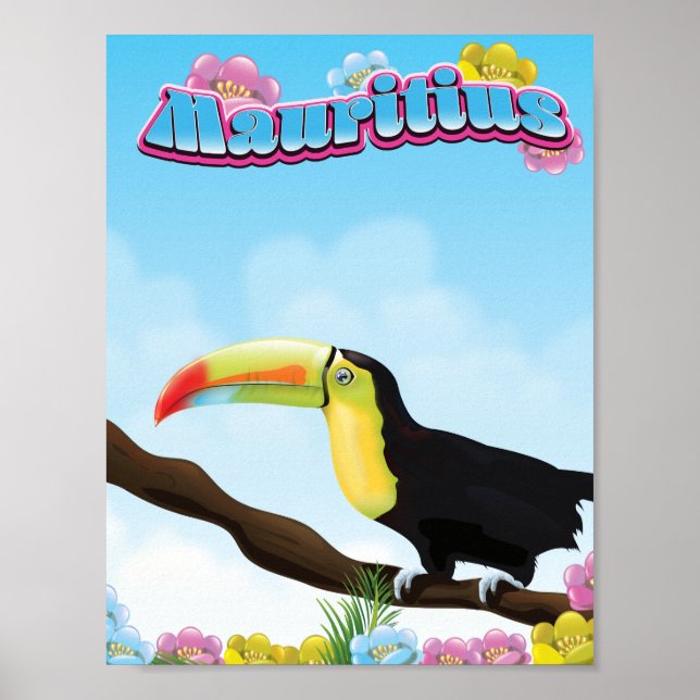 Affiche de voyage Maurice (Devant)