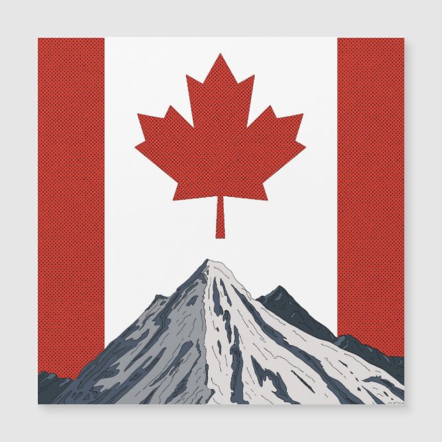 Affiche de voyage montagne Canada (Devant)