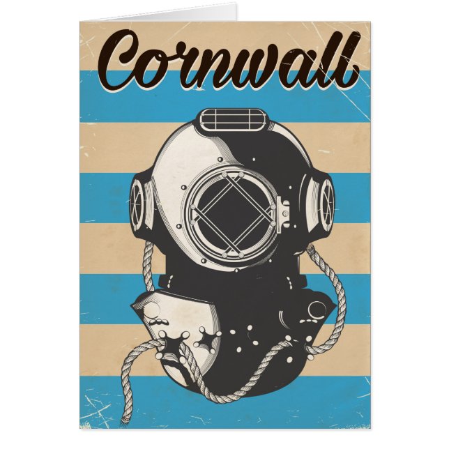 Affiche de voyage nautique en Cornouailles (Devant)