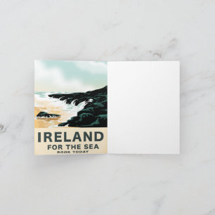 Affiche de voyage nautique Irlande "Pour la mer"