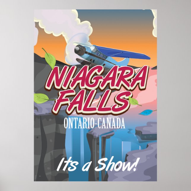 Affiche de voyage Niagara Falls Ontario Canada (Devant)
