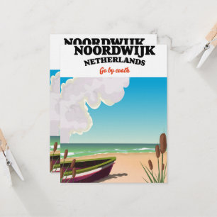Affiche de voyage Noordwijk Pays-Bas