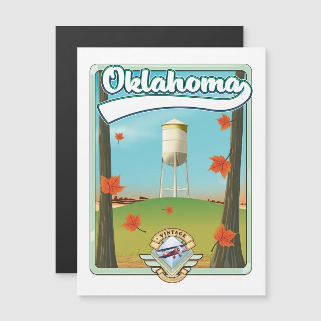 Affiche de voyage Oklahoma (Devant / Derrière)