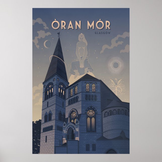 Affiche de voyage Oran Mor Glasgow (Devant)