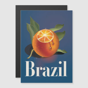 Affiche de voyage Oranges du Brésil