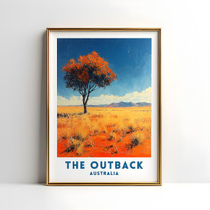 Affiche de voyage Outback australien Wall Art