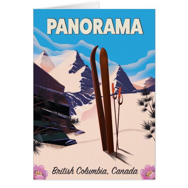 Affiche de voyage Panorama Canada (Devant)