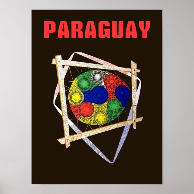 affiche de voyage Paraguay (Devant)