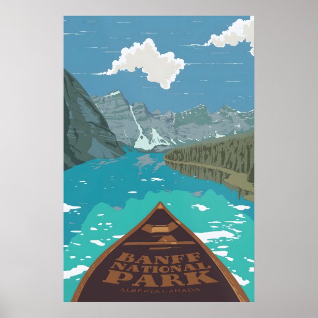 Affiche de voyage Parc national de Banff Alberta C (Devant)