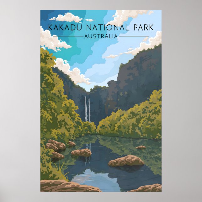 Affiche de voyage Parc national de Kakadu Australi (Devant)