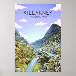 Affiche de voyage Parc national de Killarney Irlan