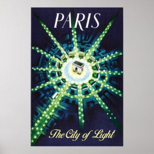 Affiche de voyage Paris