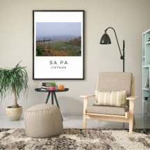 Affiche de voyage personnalisée sur mesure pour le