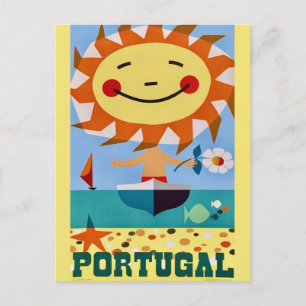 Affiche de voyage Portugal Carte postale