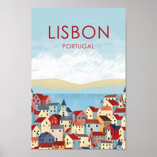 Affiche de voyage Portugal de Lisbonne (Devant)