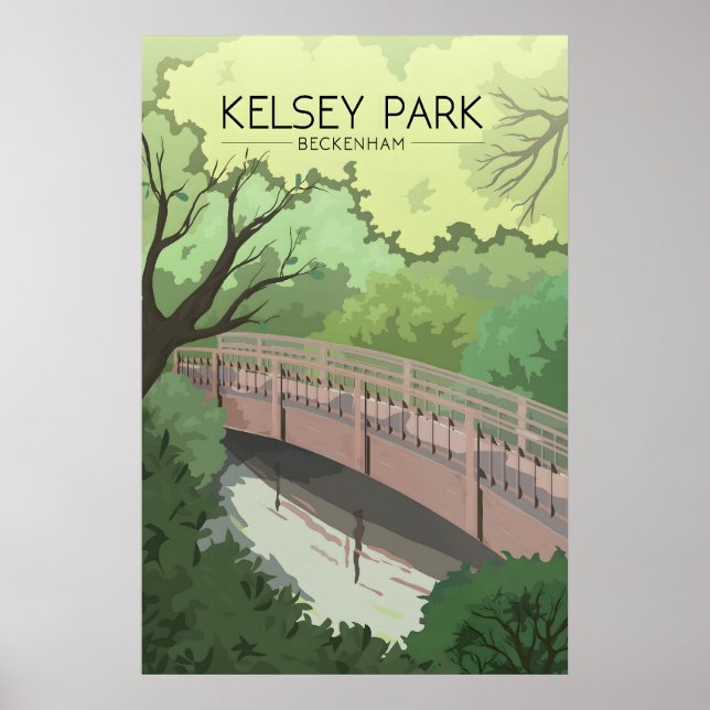 Affiche de voyage pour Kelsey Park Londres (Devant)