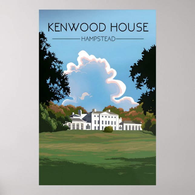 Affiche de voyage pour Kenwood House Londres (Devant)