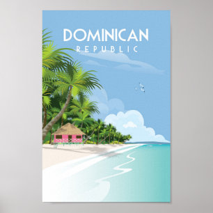 Affiche de voyage République Dominicaine