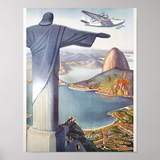 Affiche de voyage Rio Brésil (2015) chromolithogra (Devant)
