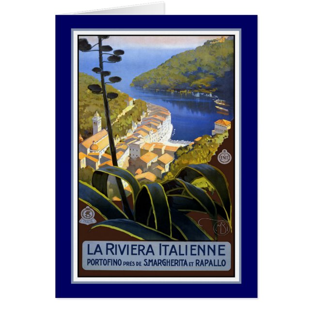 Affiche de voyage Riviera italienne (Devant)