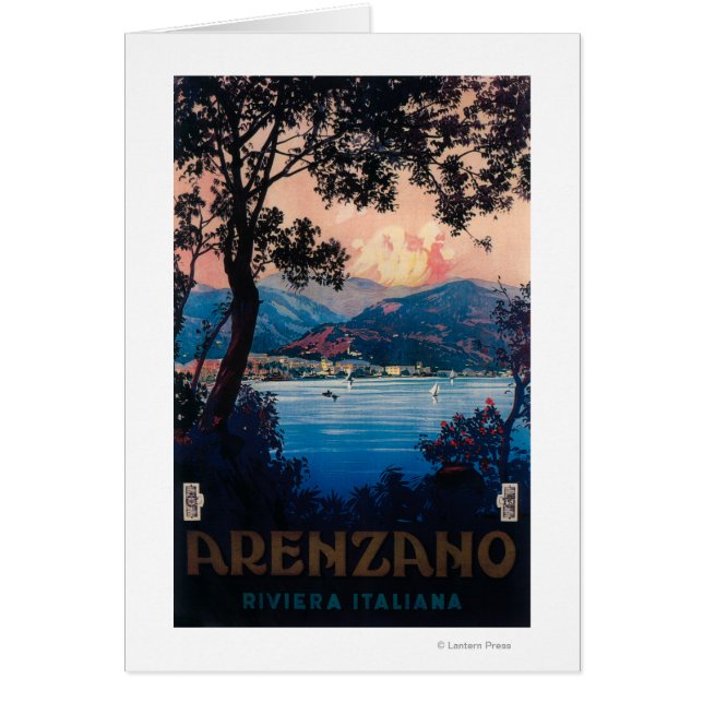 Affiche de voyage Riviera italienne (Devant)
