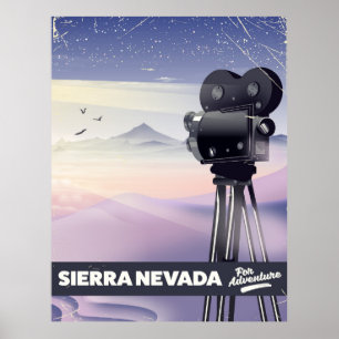 Affiche de voyage Sierra Nevada