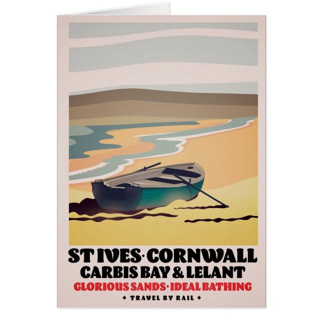 Affiche de voyage St Ives Cornwall (Devant)