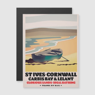 Affiche de voyage St Ives Cornwall