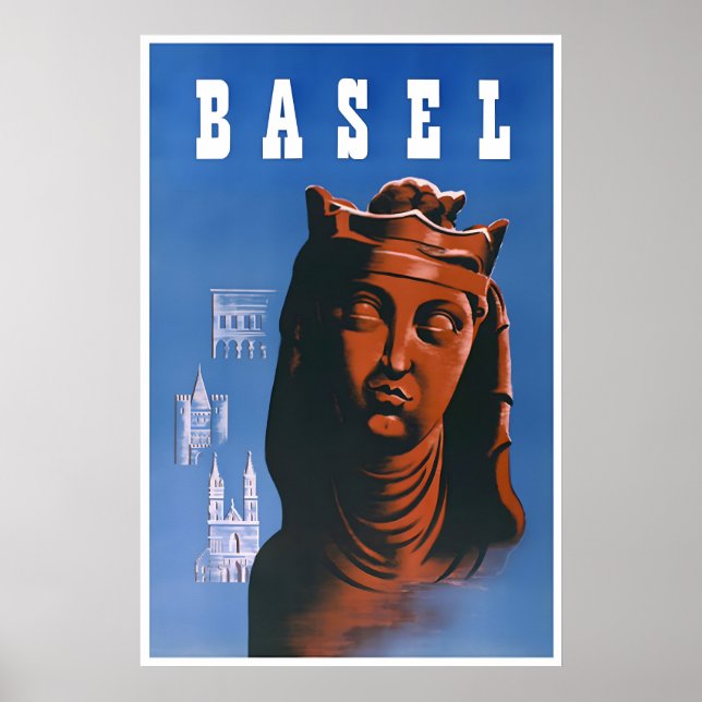 Affiche de voyage suisse Art Bâle Suisse Impressio (Devant)