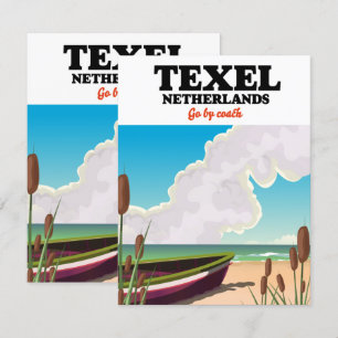 Affiche de voyage Texel Pays-Bas