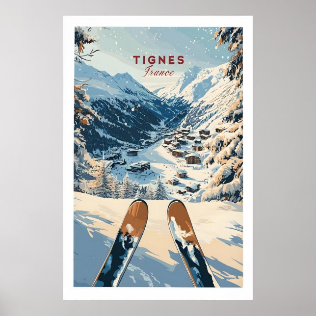 Affiche de voyage Tignes 1 (Devant)