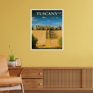 Affiche de voyage Toscane, Italie