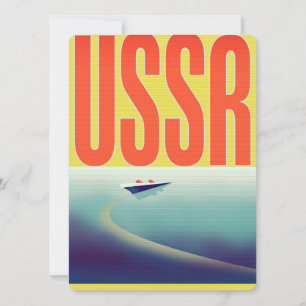 Affiche de voyage URSS soviétique