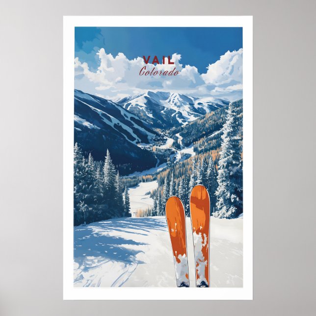 Affiche de voyage Vail - Colorado 1 (Devant)
