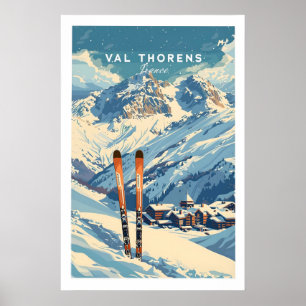 Affiche de voyage Val Thorens 1