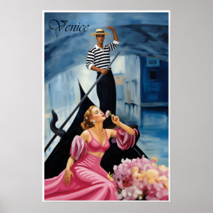 Affiche de voyage Venise, Italie