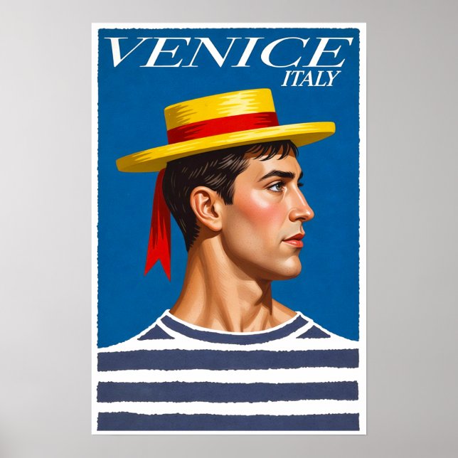 Affiche de voyage Venise, Italie (Devant)