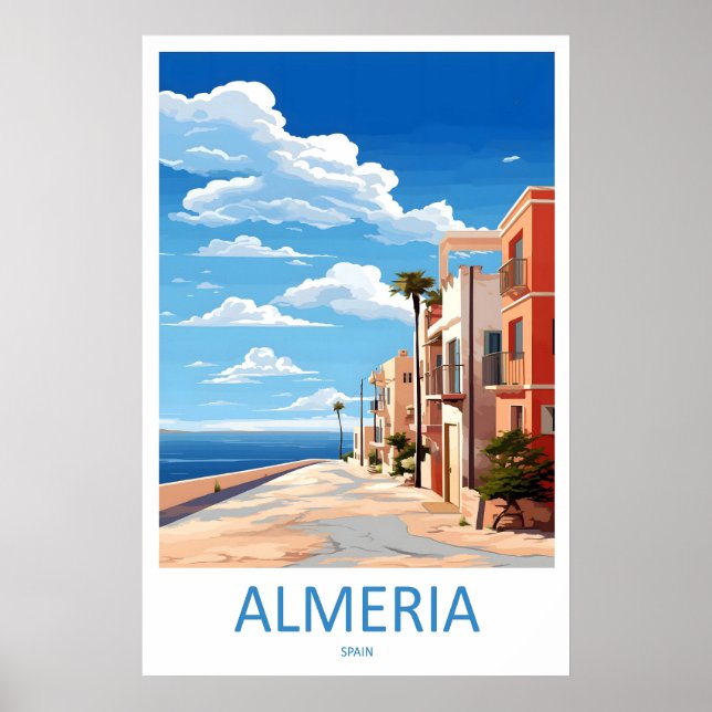 Affiche de voyage vintage Almera Parc national de  (Devant)