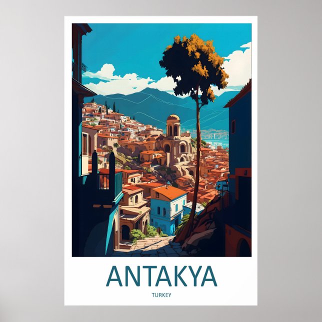 Affiche de voyage vintage Antakya Parc national de (Devant)