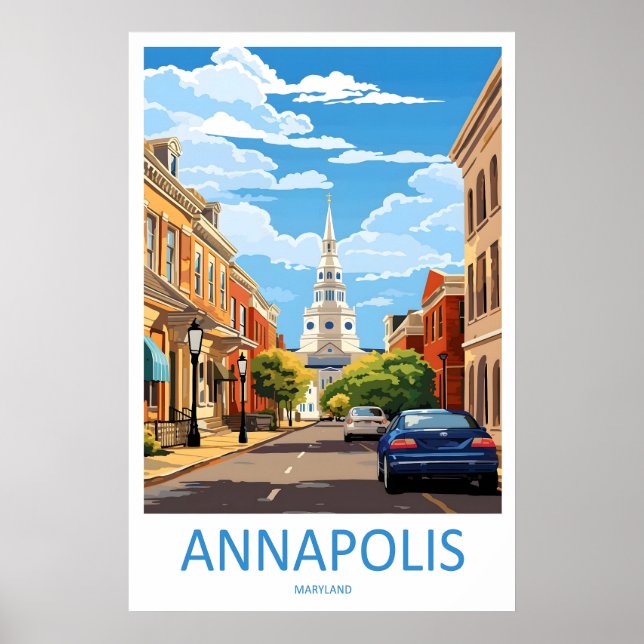 Affiche de voyage vintage d'Annapolis Parc nationa (Devant)