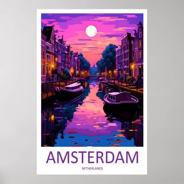 Affiche de voyage vintage dans le parc national de (Devant)