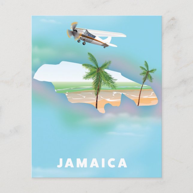 Affiche de voyage vintage de Jamaïque (Devant)