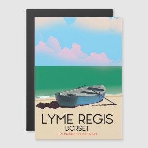 Affiche de voyage vintage de Lyme Regis, Dorset.