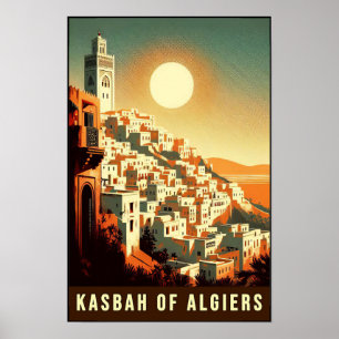 Affiche de voyage vintage des années 1960 de la Ka