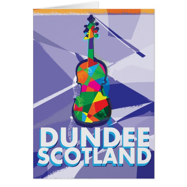 Affiche de voyage vintage Dundee (Devant)