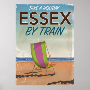 Affiche de voyage vintage Essex, Royaume-Uni