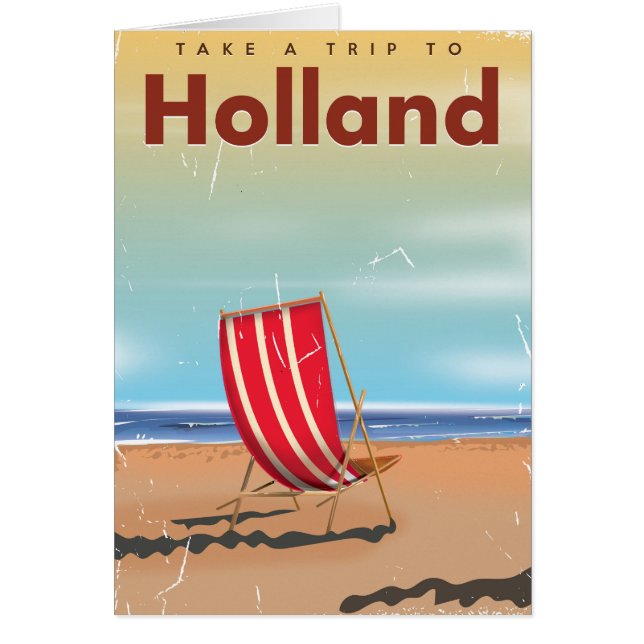 Affiche de voyage vintage Hollande (Devant)
