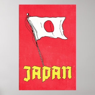 Affiche de voyage vintage Japon