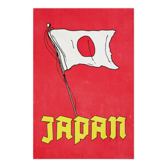 Affiche de voyage vintage Japon (Devant)